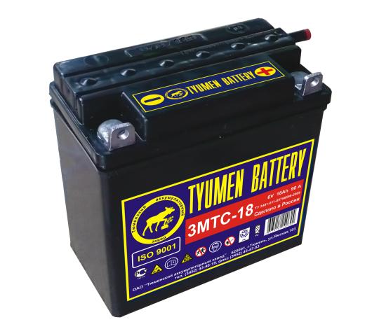 Аккумуляторная батарея для мототехники 3MTC-18 (индустриальная